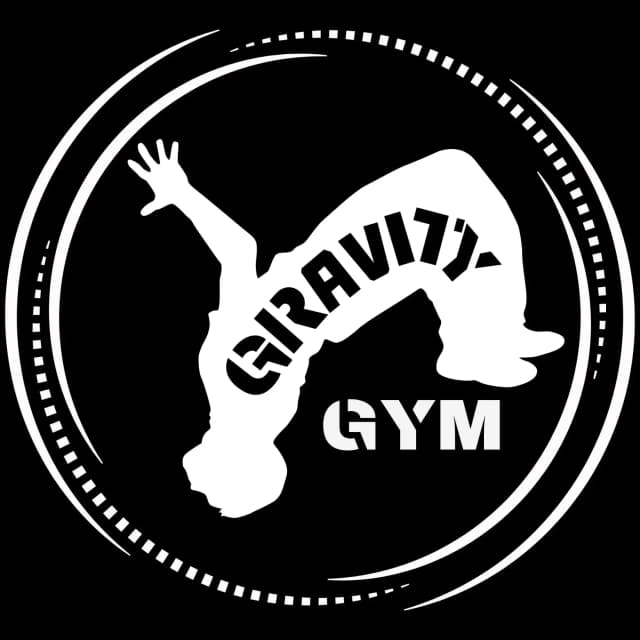 Breakdancer performing acrobatic move